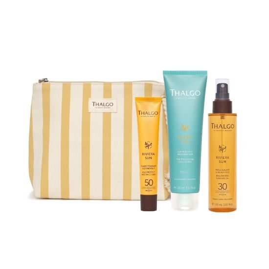 Promo Fluid hidratant SPF50 + Ulei cu protectie solara SPF30 +  Lotiune pentru prelungirea bronzului 