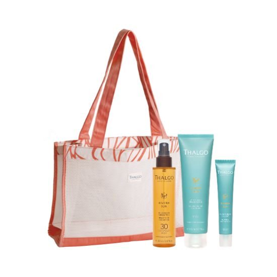 Sun Ulei cu protectie solara SPF30 + Lotiune pentru prelungirea bronzului + Lotiune calmanta pentru fata
